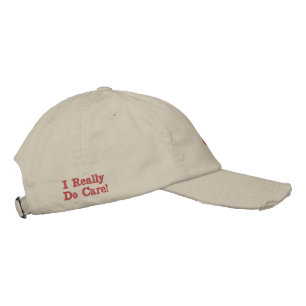 Casquette Brodée Stone USA 'Je m'en fiche vraiment '