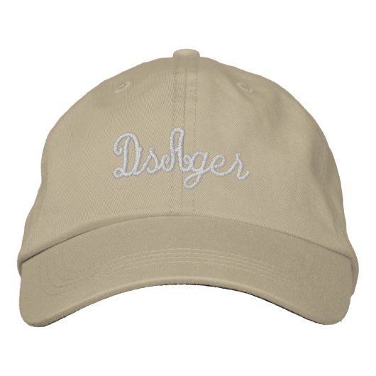 CASQUETTE BRODÉE STYLE DESIGN (Devant)