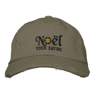 Casquette Brodée Style militaire Noel Snowflake personnalisé