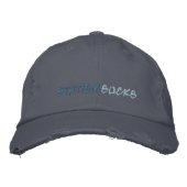 Casquette Brodée Sucks de statistiques (Devant)