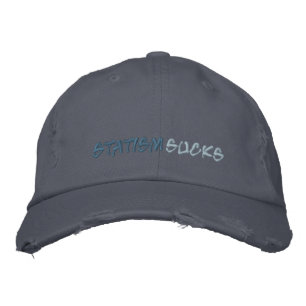 Casquette Brodée Sucks de statistiques