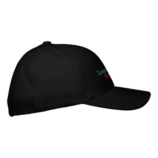 Casquette Brodée Sucres de canne personnalisés pour les vacances (Droite)