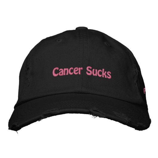 Casquette Brodée Sucs cancéreux (Devant)