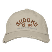 Casquette Brodée Sudoku, est #1 (Devant)