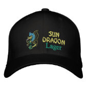 Casquette Brodée Sun Dragon, Lager (Devant)