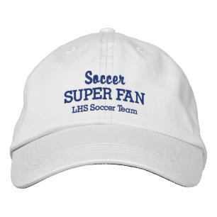 Casquette Brodée Super Fan de football Custom High School Sports Te