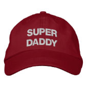 Casquette Brodée Super papa (Devant)