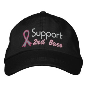 Casquette Brodée Support 2e base - Cancer du sein