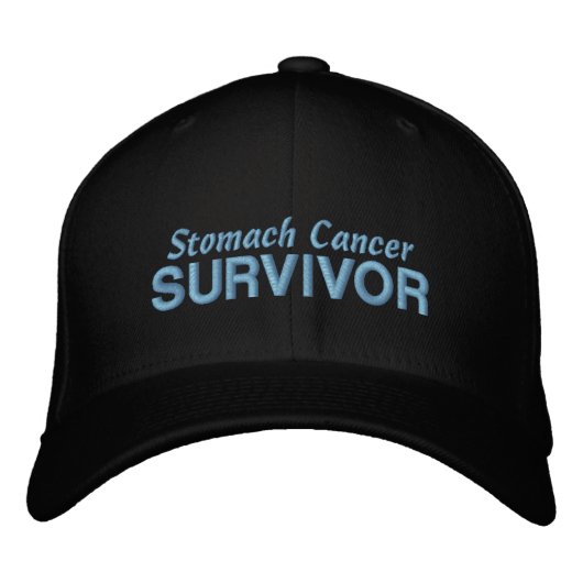 Casquette Brodée Survivant du cancer de l'estomac (Devant)