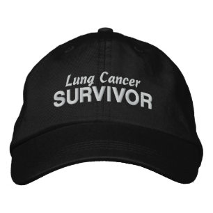 Casquette Brodée Survivant du cancer du poumon