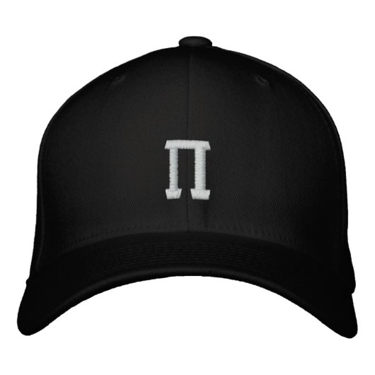 Casquette Brodée Symbole Numéro Pi (Devant)