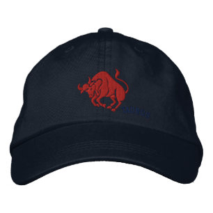 Casquette Brodée Symbole Taurus Zodiac Broderie