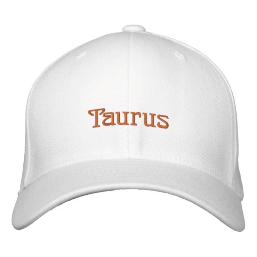CASQUETTE BRODÉE TAURUS (Devant)