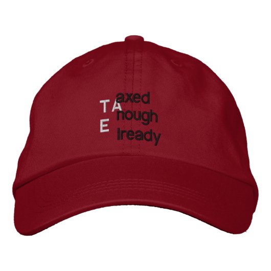CASQUETTE BRODÉE TEA (Devant)