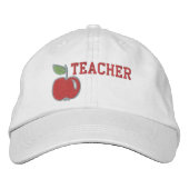 Casquette Brodée Teacher Apple (Devant)