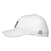 Casquette Brodée TEAM Norvège Dated Customable (Gauche)