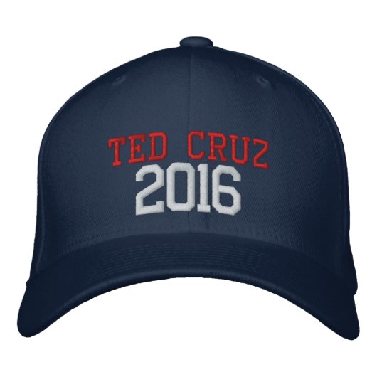 Casquette Brodée Ted Cruz Président 2016 (Devant)