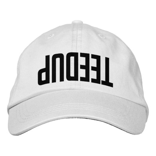 Casquette Brodée teedup retourné (Devant)