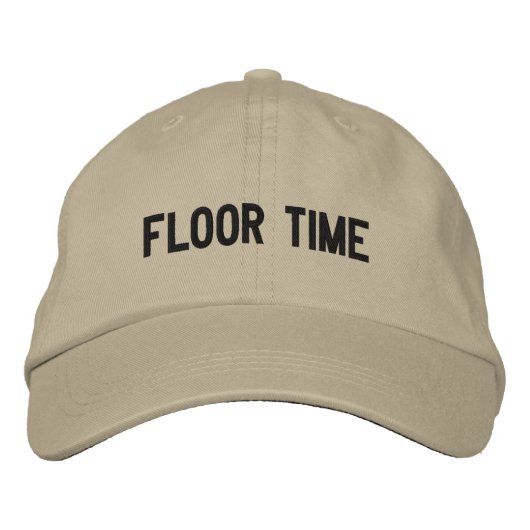 Casquette Brodée "Temps de plancher" (Devant)