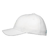 Casquette Brodée Tennis Tots Academy empilé logo, nom, site web (Gauche)