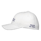 Casquette Brodée Tennis Toute Étoile Brodée, (Gauche)