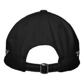 Casquette Brodée "Terry" Nom Masculin Brodé, (Dos)