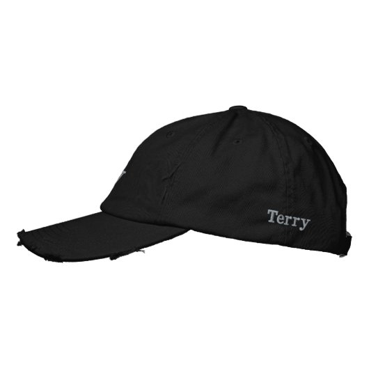 Casquette Brodée "Terry" Nom Masculin Brodé, (Gauche)
