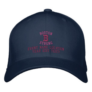 Casquette Brodée TEXTE fort de Boston Personalizable EDIT