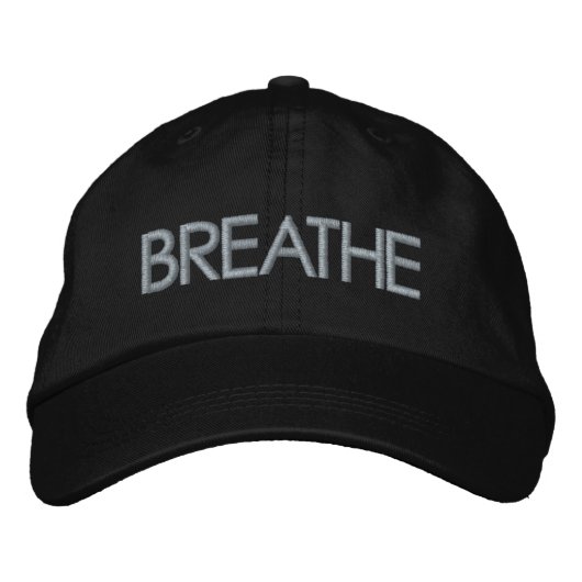 Casquette Brodée Texte minimaliste personnalisé d'un mot (Devant)