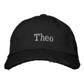 Casquette Brodée "Théo" Nom Masculin Brodé, (Devant)