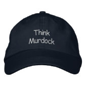 Casquette Brodée Think Murdock (Devant)