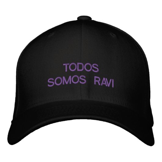 Casquette Brodée Todos Somos Ravi (Devant)