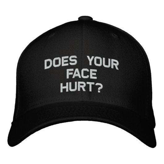 Casquette Brodée Ton Visage Est-Il Mal ? (Devant)