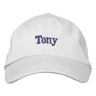 Casquette Brodée "Tony" Nom Masculin Brodé,