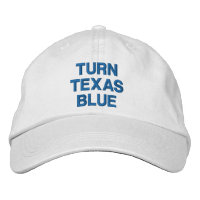 Tournez le Texas bleu bleu blanc démocrate moderne