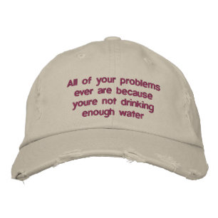 Casquette Brodée Tous vos problèmes sont parce que vous n'êtes pas