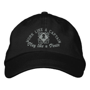 Casquette Brodée Travailler Comme Un Capitaine Jouer Comme Une Brod