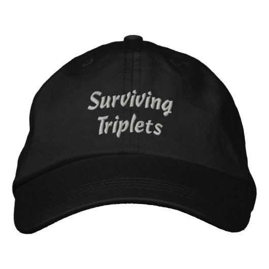 Casquette Brodée Triplets survivants (Devant)