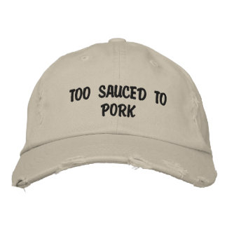 Casquette Brodée Trop Vendu Au Porc