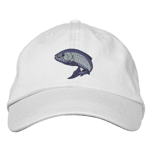 Casquette Brodée truite (Devant)