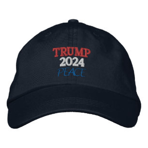Casquette Brodée TRUMP 2024 PEACE Vêtements alternatifs réglables