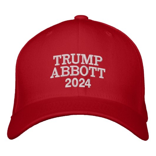 CASQUETTE BRODÉE TRUMP ABBOTT 2024 (Devant)