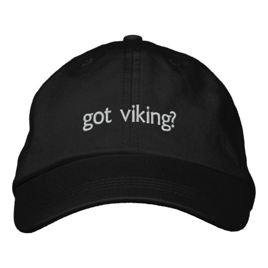 Casquette Brodée tu as du viking ? (Devant)