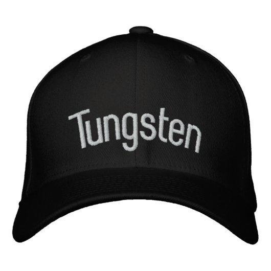 Casquette Brodée Tungstène (Devant)