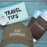 Casquette Brodée Typographie De Déesse D'Air, Délire, Simple<br><div class="desc">Typographie de déesse de l'air,  Wanderlust,  Simple Casquette de baseball brodé. Lancez votre passion pour l'aventure avec notre casquette Wanderlust. Cette casquette élégante affiche un design qui s'adresse au coeur de chaque voyageur passionné. Les Droits D'Auteur Tournent En Style.</div>