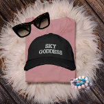 Casquette Brodée Typographie de la déesse du ciel, désir, simple<br><div class="desc">Typographie de la déesse du ciel,  Wanderlust,  Simple Casquette de baseball brodé. Lancez votre passion pour l'aventure avec notre casquette Wanderlust. Cette casquette élégante affiche un design qui s'adresse au coeur de chaque voyageur passionné. Les Droits D'Auteur Tournent En Style.</div>