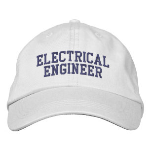 Casquette Brodée Typographie du génie électrique