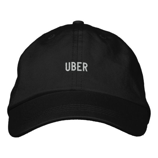 Casquette Brodée Uber (Devant)