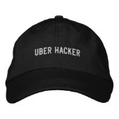 Casquette Brodée Uber Hacker (Devant)