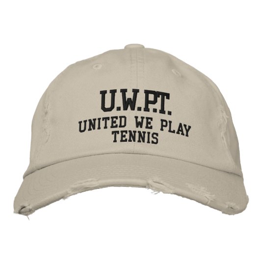 CASQUETTE BRODÉE UNITED WE PLAY™ TENNIS (Devant)